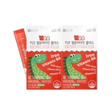 종근당 젤튼튼 키즈 철분비타민플러스 30포 x2, 2개