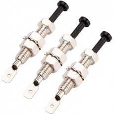 DaierTek 3Pcs 조절식 도어 핀 스위치 차량 자동 트렁크 알람 보안 후드 OFF 20A 12VDC: 산업 및 과학, 단일옵션