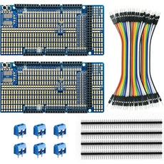 아두이노 메가(Mega)용 프로토쉴드 키트 DIY확장보드 2팩 (납땜 프로젝트용)