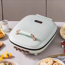 양면팬 생선구이 통구이 1400W 상하분리 연기안나는 전기그릴 멀티쿠커, A