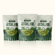 싱싱연구소 특등급 궁채 선별 오독 중독식감 불린 궁채나물, 200g, 3개