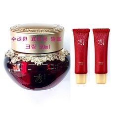 수려한 효비담 발효 크림 50ml + 25ml 2개 튜브형 / 주름개선 크림, 1개 - 수려한효비담