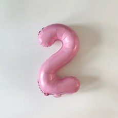 숫자풍선 소형 핑크(2), 핑크(3)