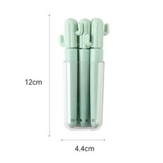 5pcs 휴대용 새로운 주방 스토리지 음식 스낵 인감 씰링 가방 클립 실러 클램프 플라스틱 도구 주방 액세서리, 연한 초록색