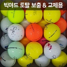 빅야드 토탈 골프연습장볼 스크린골프 보충&교체용 로스트볼 (500개), 화이트컬러혼합