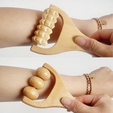 팔 롤러 다리 발 기롤러 마사지기 안마기 종아리알 지압 발종아리 종아리, 1개, 돌기2