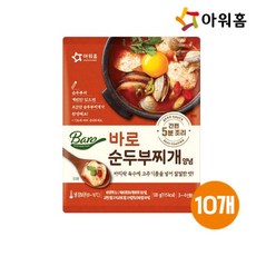 바로 순두부찌개양념 120gx10개, 10개, 120g