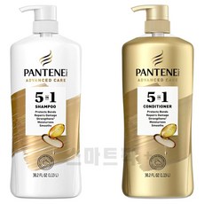 팬틴 프로-브이 어드밴스드 케어 샴푸+컨디셔너, 1130ml, 1개, 03. 팬틴 PRO-V 어드밴스드 샴푸1개+컨디셔너1개