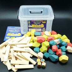 학토재 Wood Stone_나무각돌 and 카프라 세트, 1개, 단품