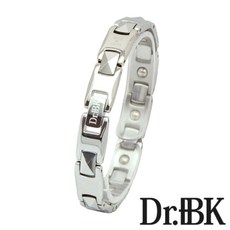 Dr BK 여성용 게르마늄 팔찌 BsBT001HBVSW 시리즈 실버 S M L, M( 약 18.0 cm), 1개
