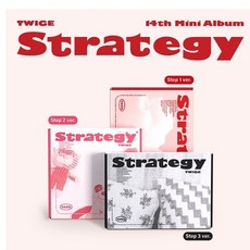 트와이스 (TWICE) - STRATEGY [일반반 + 예약특전 포토카드 세트] 14집 미니 앨범 미개봉 새상품, STEP.3 (BLACK), 접힌 포스터