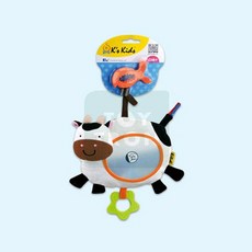 영유아 감각 발달 완구 유모차 헝겊 거울 놀이 장난감