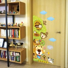 동물포인트띠벽지