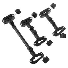 3Pcs 베이비 카트 조립 커넥터 조인트 링커 길이 조절 가능 트윈, 01 Black