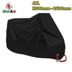 오토바이 커버 야외 UV 프로텍터 자전거 비 방진 스쿠터 Gl1800 Goldwing Versys 1000 Vn800 방수, black