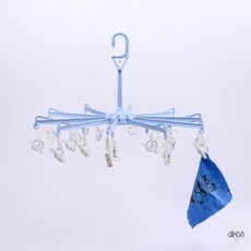 양말 속옷 빨래집게 건조대(20P) (스카이), 양말 속옷 빨래집게 건조대20p