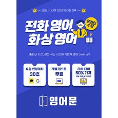 원어민 전화영어 화상영어 20회 수강권 30분 20회