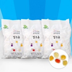 짐승용량 하오리위안 밀크츄 5가지맛 1kg 3개