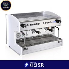 씨메 CO-03 LIGHT 라이트 반자동커피머신 2그룹, 실버