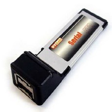 229 쭈니상회 / NETmate eSATA 2Port PCMCIA Express 카드(SI) 와이파이증폭기 인터넷허브 데스크탑무선랜카드 노트북용, 단일 모델명/품번