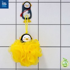 펭수 버블 버블 샤워 볼 타올_목욕 바디 타월 용품 목욕 거품 화장실 욕실 워시 귀여운 캐릭터 욕실 리빙 추천 다목적 가성비 다용도 실용 다이소 이케아, 단품