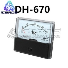 두께 측정기 도막 디지털 포인터 주파수 DH670 헤르츠 계량기 4555HZ 380V 220V 100V, 1.4565Hz 380V, 1개