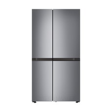 [LG전자] DIOS(디오스) 2도어 양문형 냉장고 베이직 [S834S1D/퓨어메탈],