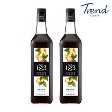 1883 아이스티피치 시럽 1L x 2개