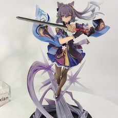 원신 피규어 굿즈 32cm 임팩트 클레 나이트 카미사토 아야카 PVC 액션 컬렉션 모델 인형 키덜트 선물 131244, 32cm not box, 1개