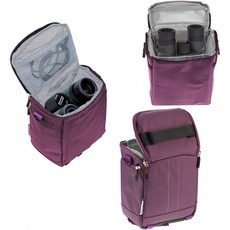 Navitech 보라색 보호 휴대용 휴대용 쌍안경 케이스 및 여행 가방 Kowa 8x30 YF 시리즈 Porro 프리즘 쌍, 단일상품