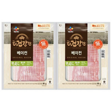 CJ 더건강한 베이컨 90g 2입, 2개