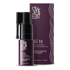 Style Edit Instant Hair Building Fibers for Thinning Hair or Bald Spots Hair Loss Concealer for, DARK BROWN