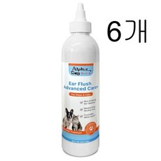 알파독 강아지 고양이 클로르헥시딘 케토코나졸 귀세정제 6통, 6개, 275ml