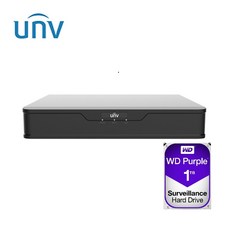 유니뷰 XVR3104-Q3 4채널 올인원 CCTV DVR 녹화기 본체 1TB 하드 포함 - 유니뷰dvr