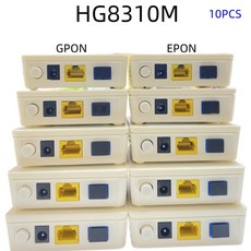 100 새로운 HG8310M EPON GPON ONT FTTH 섬유 라우터 1GE LAN 포트 모뎀 포함 10 개 CHINA_10pcs EPON and power 10pcs GPON and power