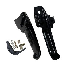 압력솥 손잡이 플랜징 팬용 긴 손잡이 그립 프라이팬 소스팬, 188mmx55mm, 검은색, PP