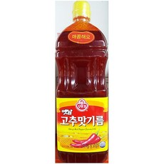 고추맛기름(오뚜기 1.5L)/ 대용량 식자재, 1, 1.5l
