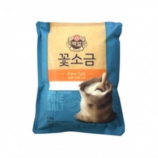 CJ제일제당 백설 꽃소금, 1kg, 7개