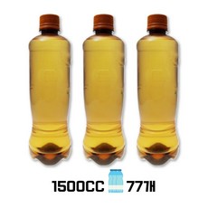 [유페트] 남양매직 생맥주용기 갈색 호프용기, 77개, 1.5L