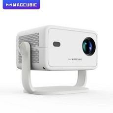 Magcubic 네이티브 1080P 650ANSI 4K 안드로이드 11 L018 ° 프로젝터 자동 키스톤 보정 초점 Wifi6 BT5., 01 White_03 미국 플러그