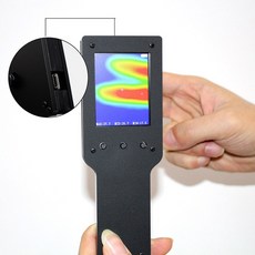 열화상 카메라 열감지 스마트폰열화상카메라 USB 충전 휴대용 적외선 열 화상 카메라 2.4 인치 LCD 디스플,