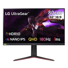 [LG전자 공식인증점] LG 32GP850_포토리뷰 네이버포인트 5000원 / 32인치 게이밍모니터 울트라기어 나노IPS 1ms QHD 180Hz 지싱크호환