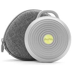 Yogasleep Hushh 가방 휴대용 아기 백색 소음 기계 아기 3 진정 자연스러운 소리 볼륨 조절 컴팩트 타입 USB 충 (Hushh & Travel Case), Hushh & Travel Case