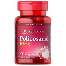 Puritan's Pride 3병 6병 판매 미국직배송 폴리코사놀 10mg 90 소프트젤 정품