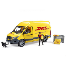 [브루더] 벤츠 DHL택배 차량과 피규어, 단품