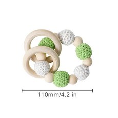 딸랑이 아기 나무 장난감 동물 기린 Teether 체육관 음악 반지 신생아 유모차 제품 1 개, [09] Frog-Rattle, 1개