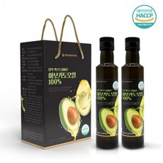 HACCP 아보카도 오일 선물세트 250mlx2병 엑스트라버진, 1개