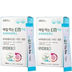 매일먹는 EM 장건강 유산균 프리바이오틱스 4g 60포