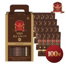 [고려천홍삼] 데일리 홍삼농축스틱골드 15g x 100포 선물세트, 단일속성, 1개, 2kg