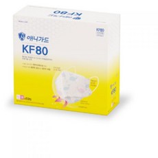 애니가드 꿈꾸는 고래 웰빙 황사 마스크 뉴 프리미엄 소형 KF80, 50개입, 50개